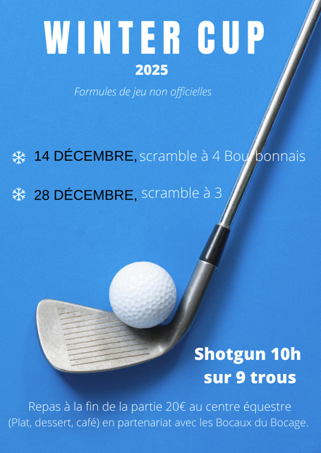 INSCRIPTIONS "WINTER CUP"